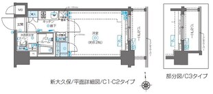 ZOOM新大久保の物件間取画像